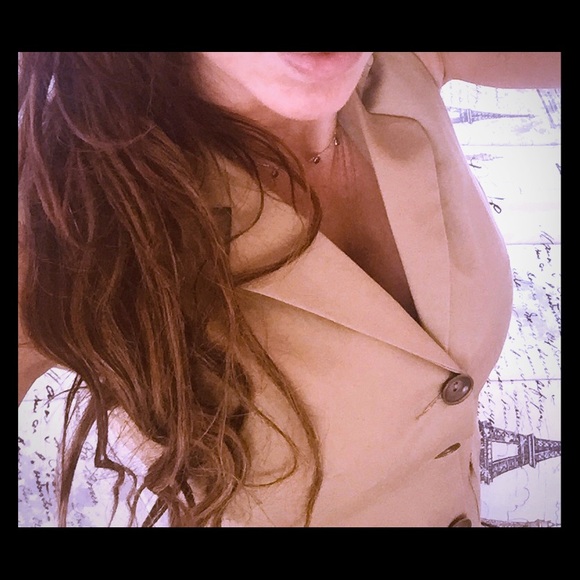 Trina Turk beige single breast vest. Never worn. - Picture 1 of 8